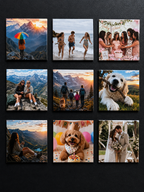 2.5"×2.5" Square Custom Photo Magnets