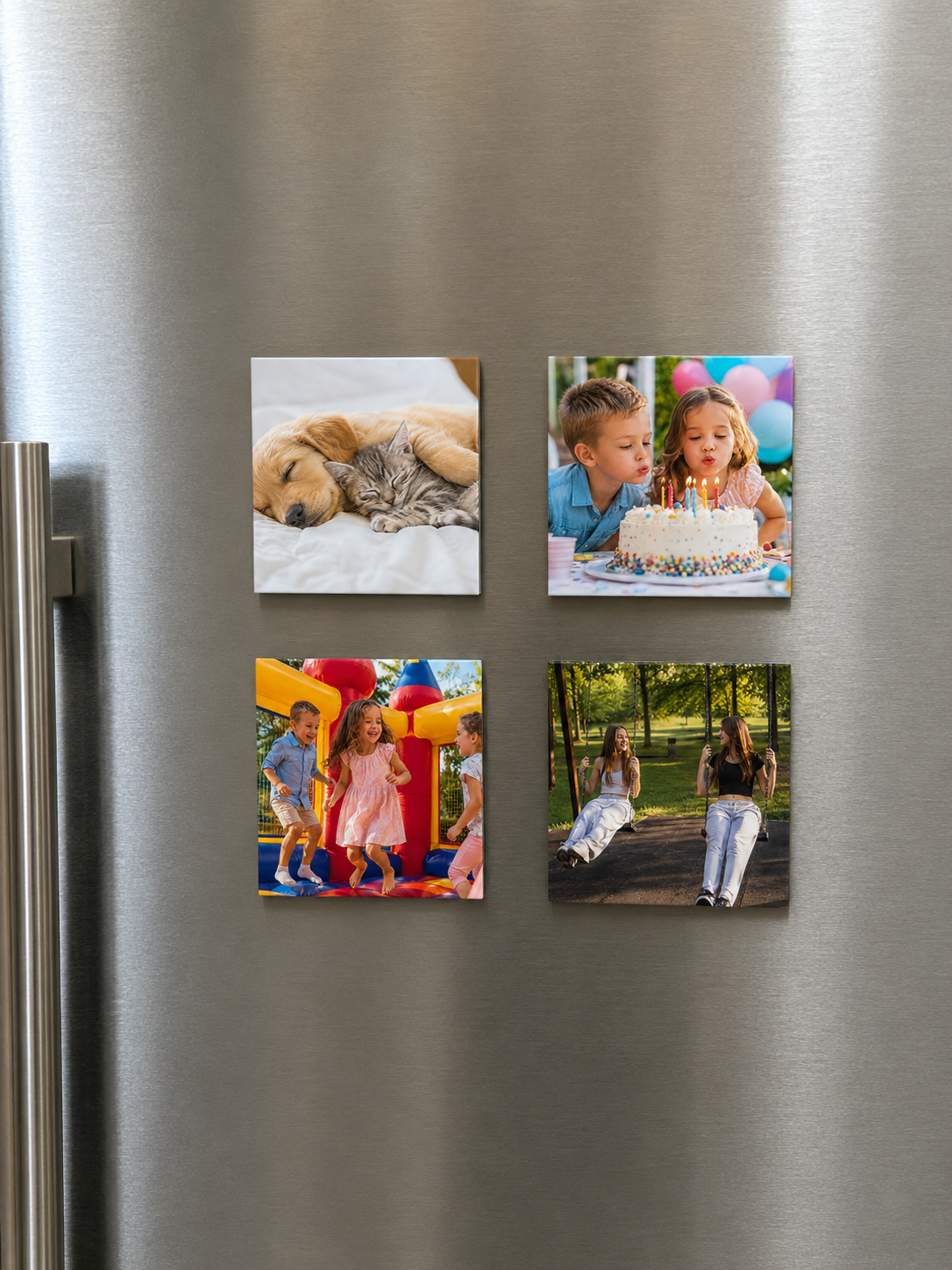 2"×2" Square Custom Photo Magnets
