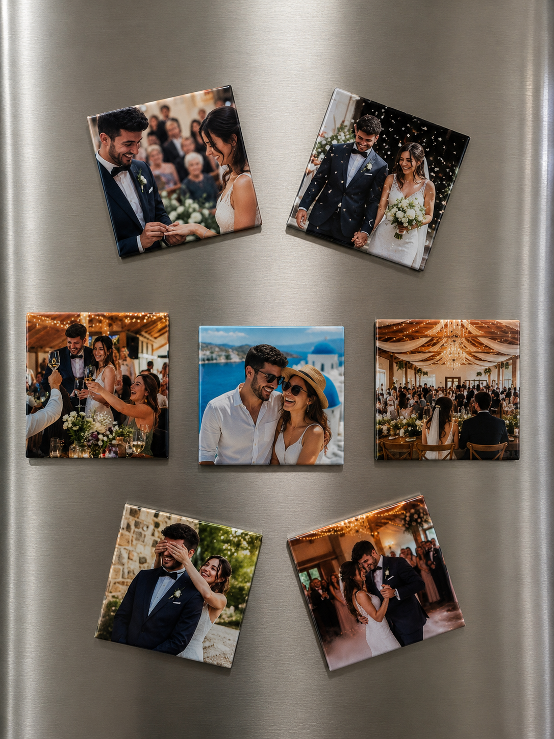 2"×2" Square Custom Photo Magnets